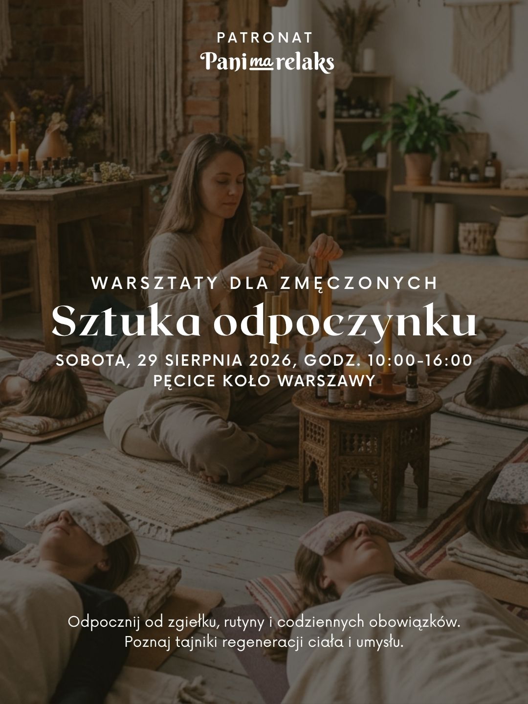 Sztuka odpoczynku - warsztaty dla zestresowanych